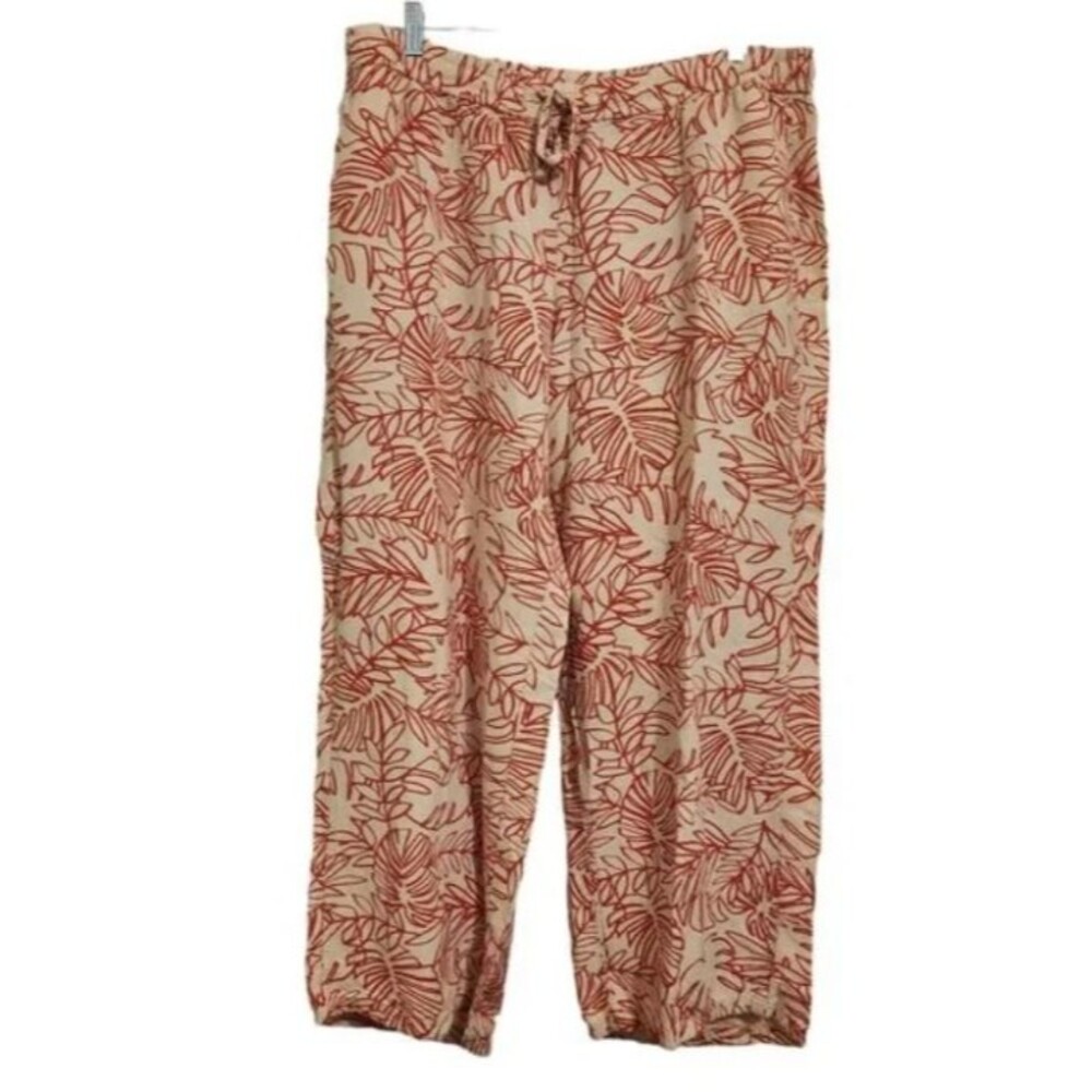 Lane Bryant Tropical Leaf Pants 18/20